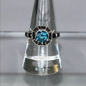 NWOT Chuck Clemency NYC 11 Genuine Gemstone Sterling Silver Designer Ring - Boho